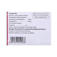 Nortryptomer P Sr 50 Tablet 10